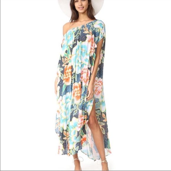 New! NWT! Mara Hoffman Cara Cara floral caftan maxi dress medium-large - Picture 11 of 12